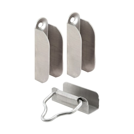 Prime-Line Prime-Line Mill Silver Aluminum Hangers and Latches 1 pk 1819